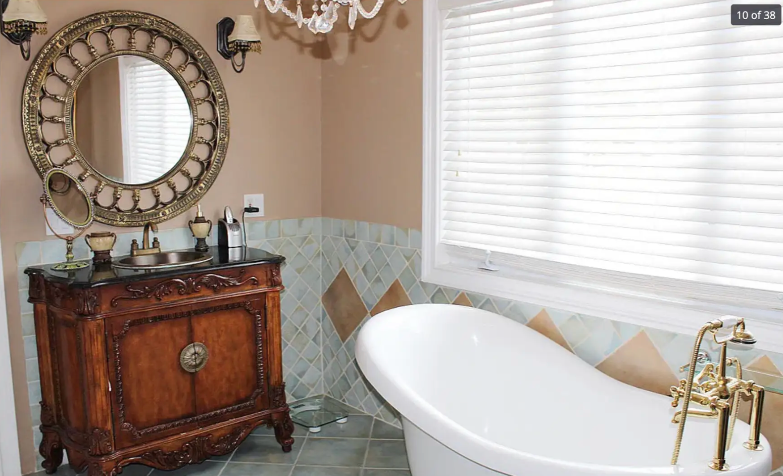 Bathroom and tub room